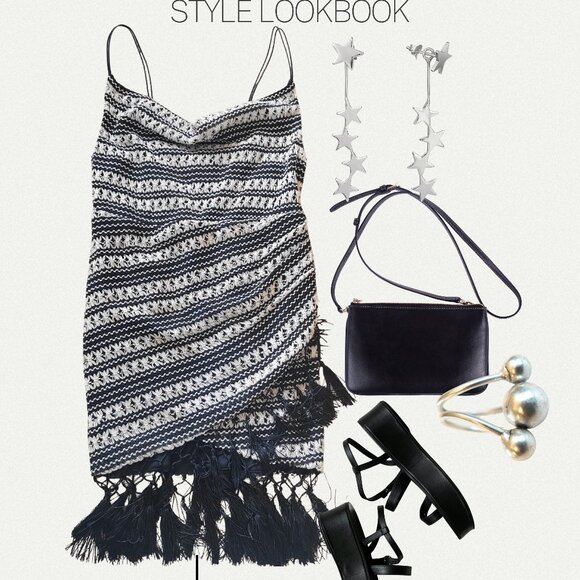 CROCHET MINI DRESS - Picture 1 of 3